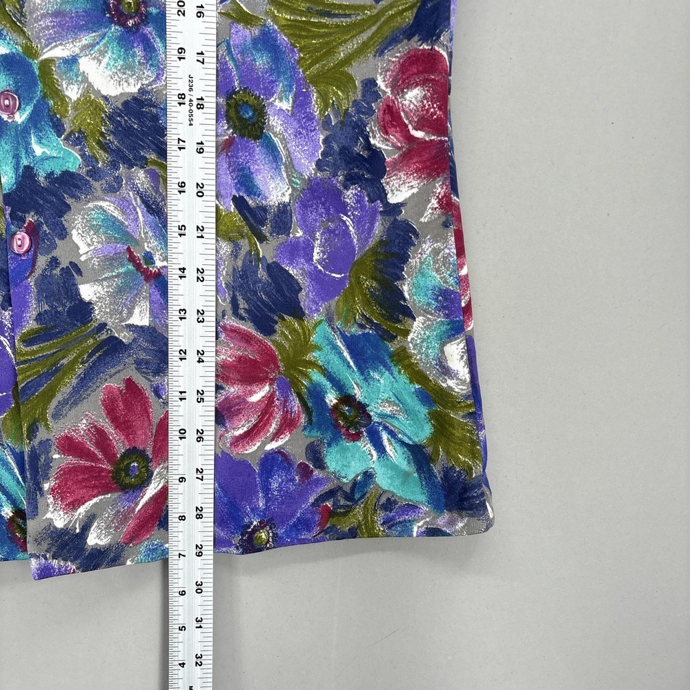 Vintage Paul Howard California Shirt Mens Large‎ 60s 70s Floral Dagger Collar - Picture 7 of 9